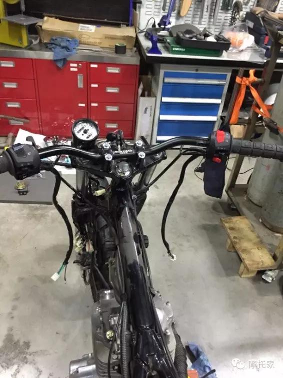 鑫源400复古摩托车改装案例,鑫源摩托复古改装