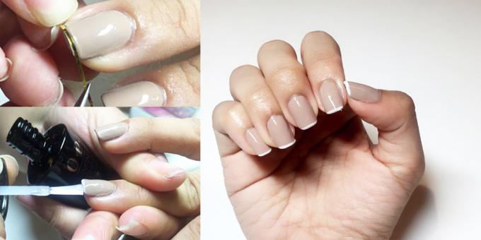 只需要一张纸怎么做美甲,只需四步的画