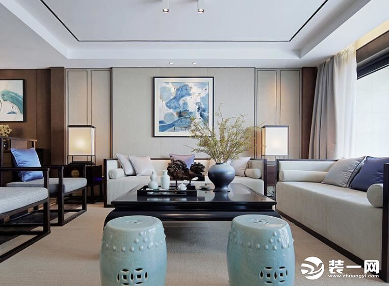 浪漫满屋一站式智能软装馆,家装新中式软装搭配