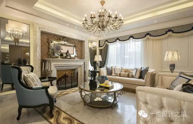 美式风格装修样板房效果图,美式装修风格样板房案例