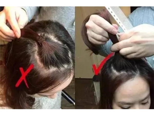 穿汉服中短发扎丸子头怎么扎好看,显年轻的发型扎法半扎短发