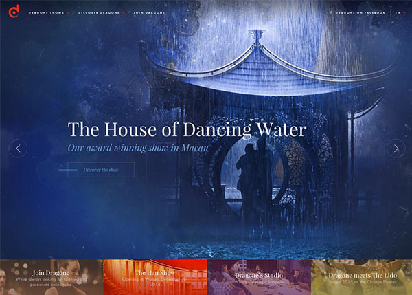 漂亮的红色系网站设计欣赏,好看的网站设计版式推荐