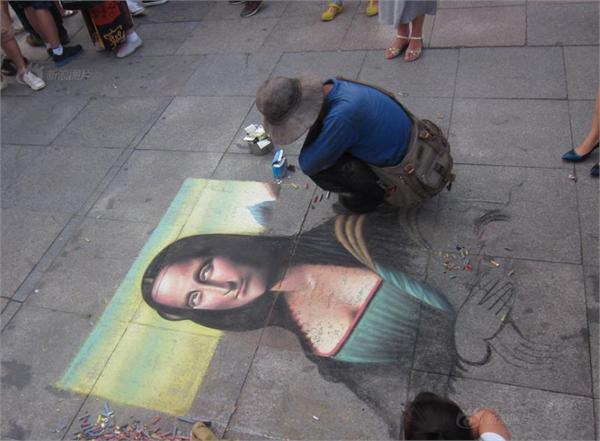 流浪者艺术绘画,流浪者绘画过程