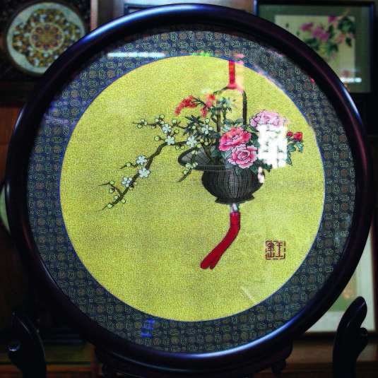 山东省缂丝的传承人,王玉祥缂丝工艺传承人