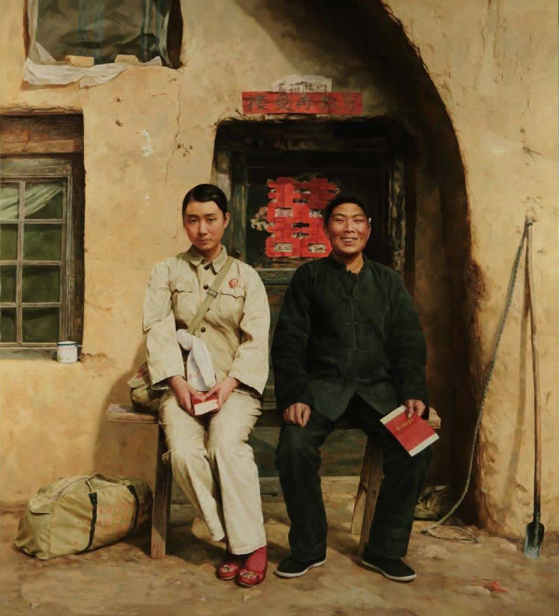 中国画家画的一幅特别美的女人画,张小玉国画作品欣赏