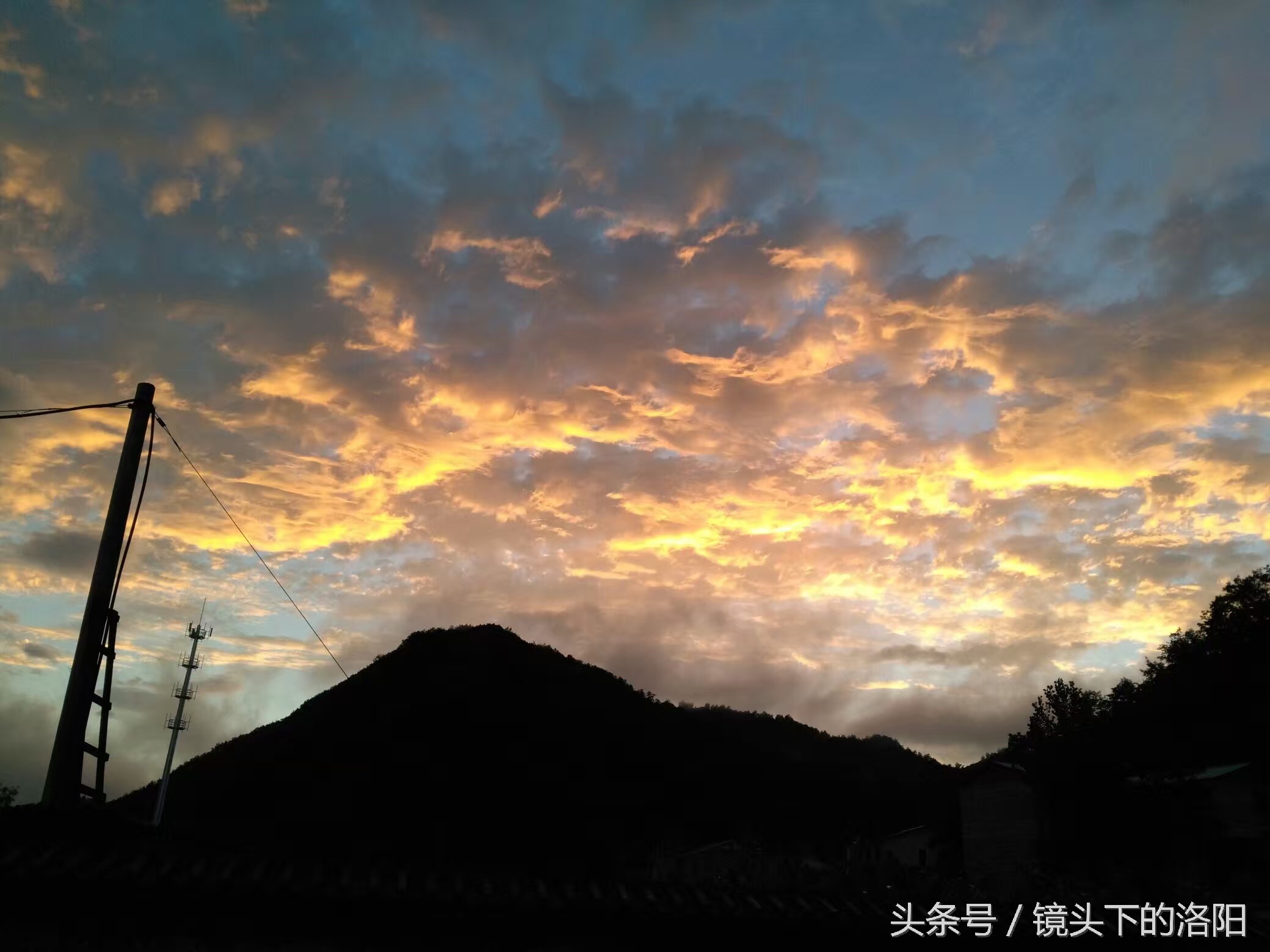 洛阳惊现双彩虹,暴雨后的洛阳