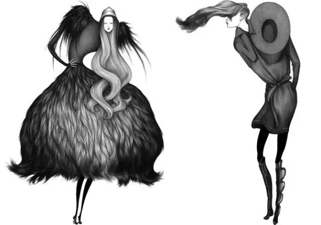 美到惊艳的插画图,美到崩溃的插画