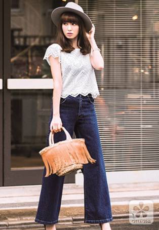 教你夏天搭配出不一样的少女感风,小嶋阳菜穿搭