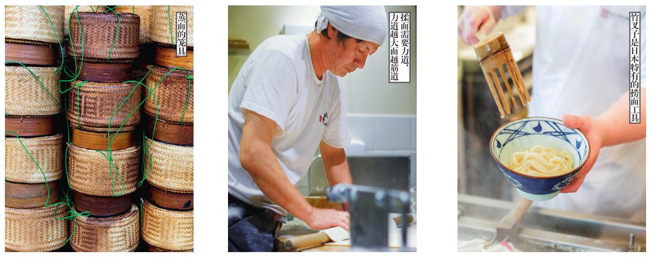 夏天来碗清凉的凉拌乌冬面,三伏天吃一碗热汤面真爽