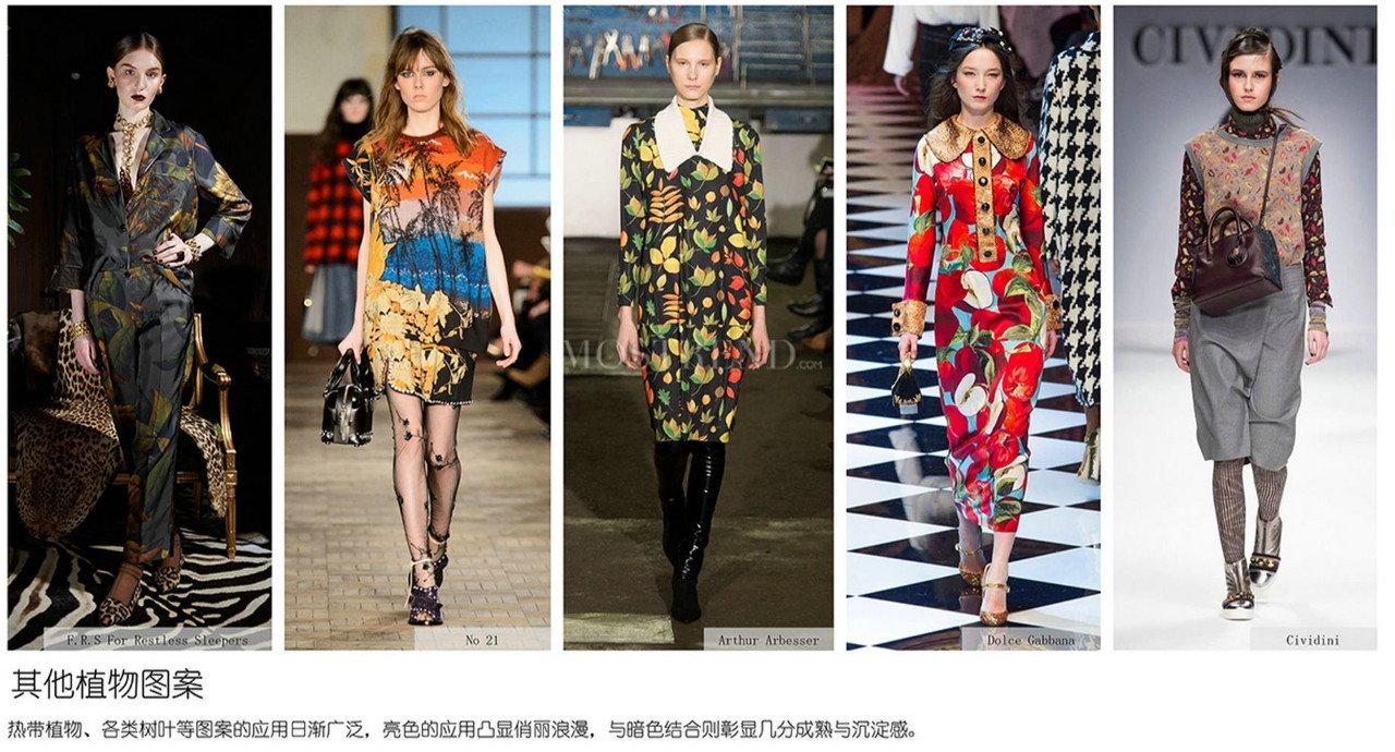 秋冬印花图案趋势,今年比较火的印花图案
