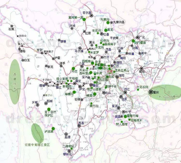 分享四川最值得去的9个地方景点,福利市景点