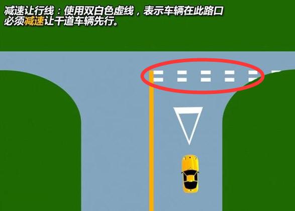 纵向减速标线与潮汐车道图片,道路标线潮汐车道可以变道吗