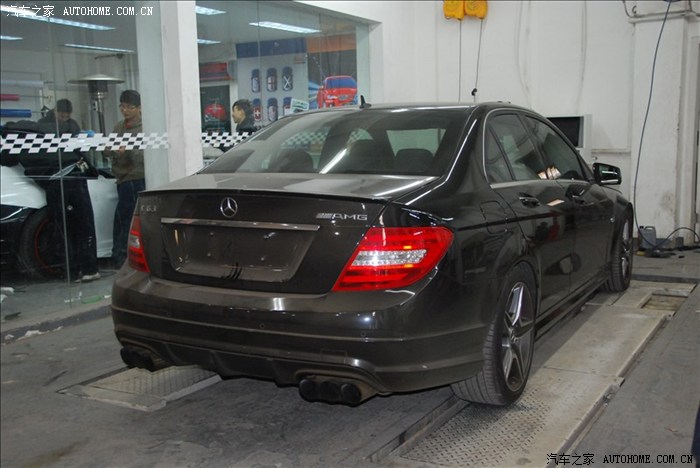 全记录怪兽版奔驰C63AMG改装C74