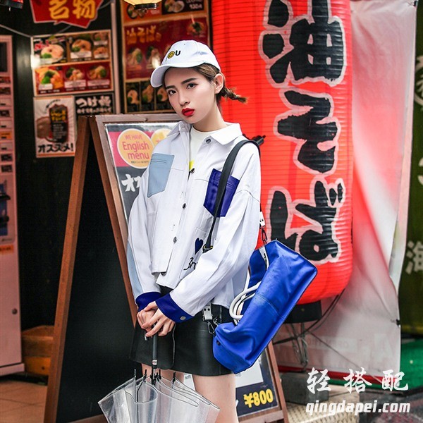 秋冬穿搭分享棒球衣复古,韩版时髦洋气棒球衣