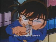 柯南的代表动作,柯南的标志性动作