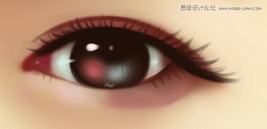 sai手绘教程用ps,ps人像卡通手绘效果