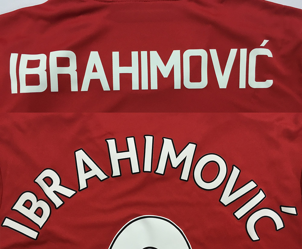 超爆款!曼联“上帝”伊布联赛/杯赛印号评测+英超真假臂章区别