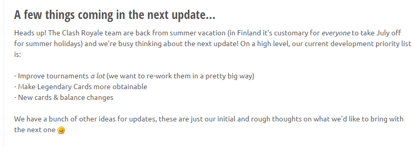 皇室战争最好的一次版本更新,皇室战争更新最新时间