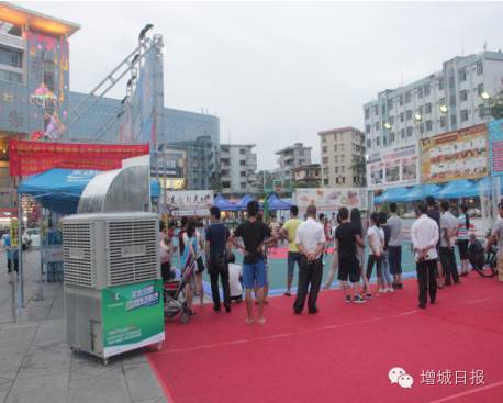 户外空调黑科技,室外气温40度体感超过50度