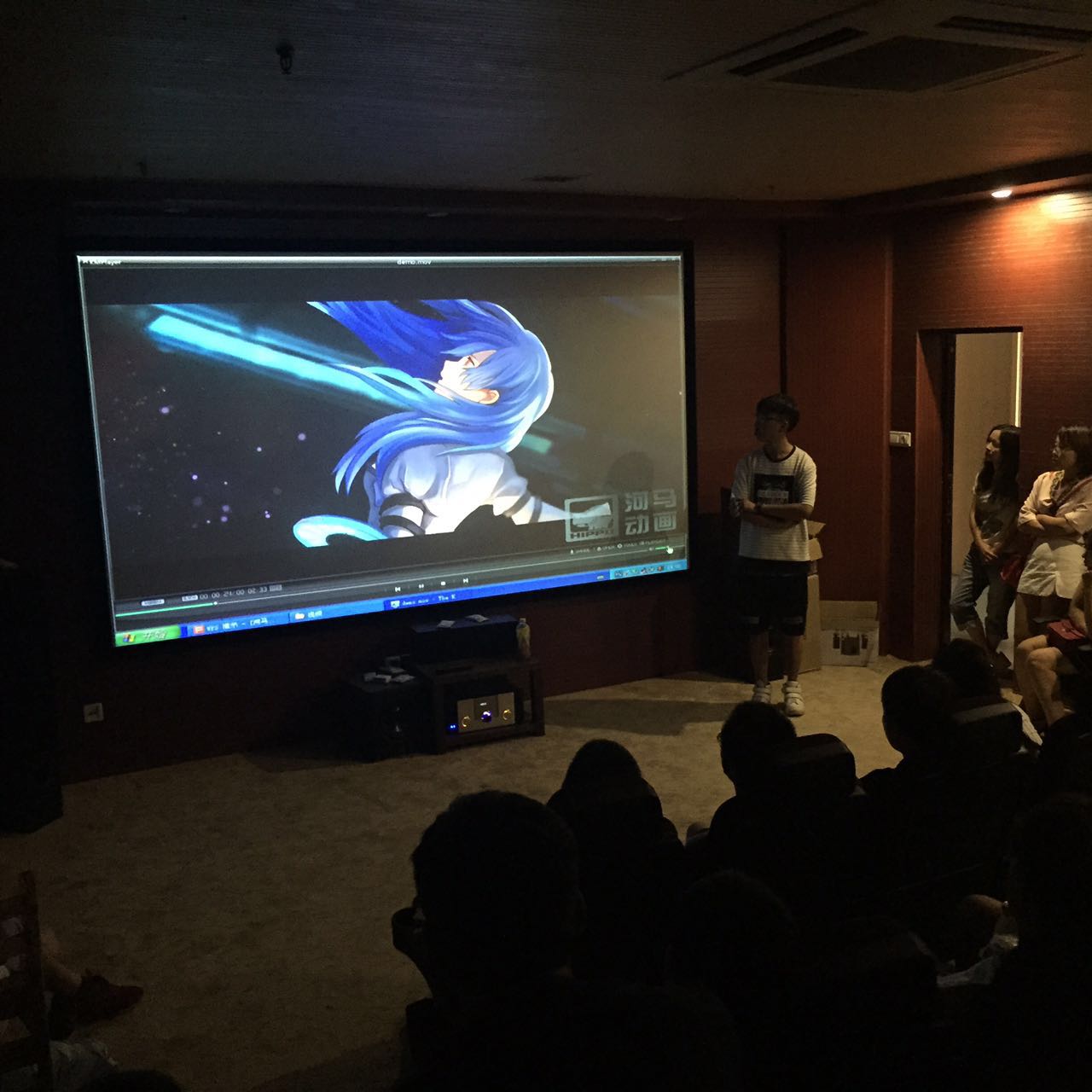 安徽师范大学师生一行来访上海河马动画参观交流