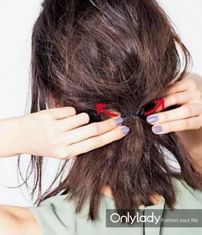 日本妹子的头发怎么扎,日本女生打理发型教程