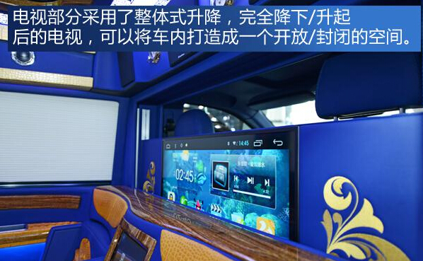 鳄鱼皮打造奢华内饰实拍中欧唯雅诺商旅车