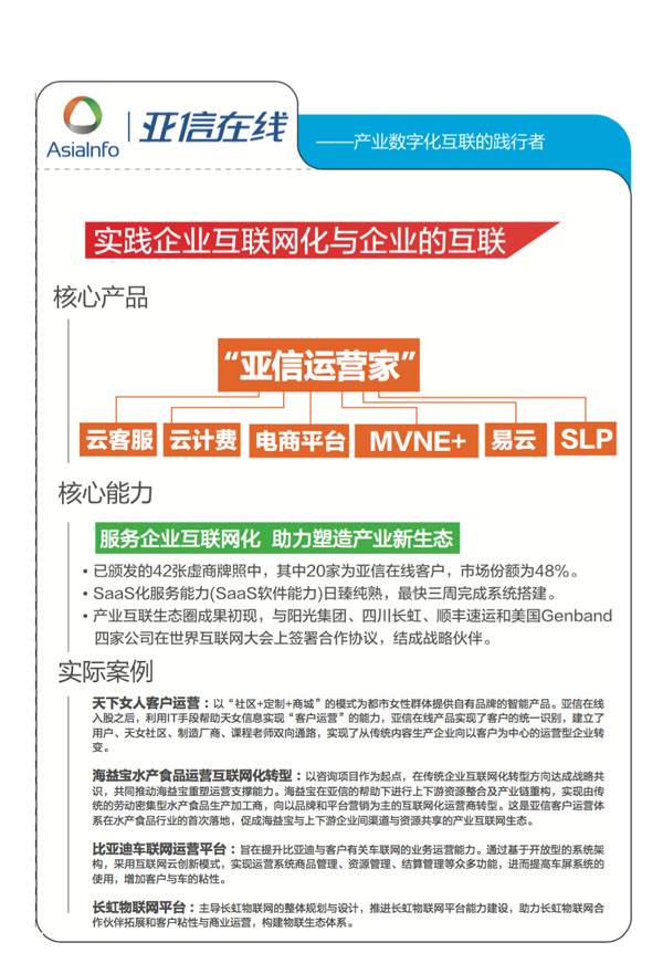 亚信安全网络公司在中国的排名,亚信企业规模