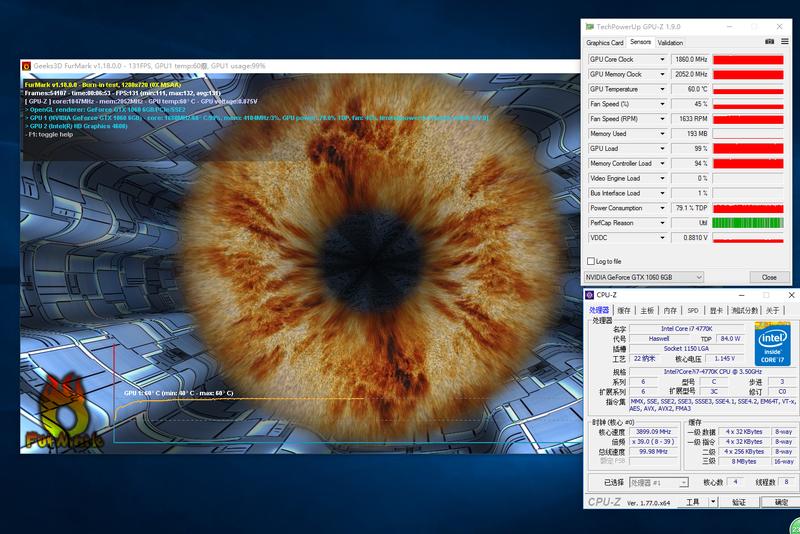 华硕roggtx10606g跑分,华硕rog冰刃新锐gtx1070