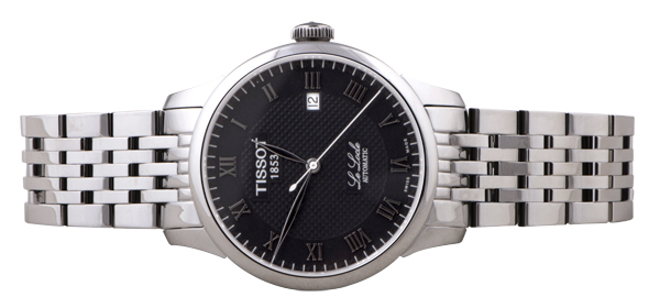 优雅的时间礼物天梭力洛克系列男士自动机械腕表