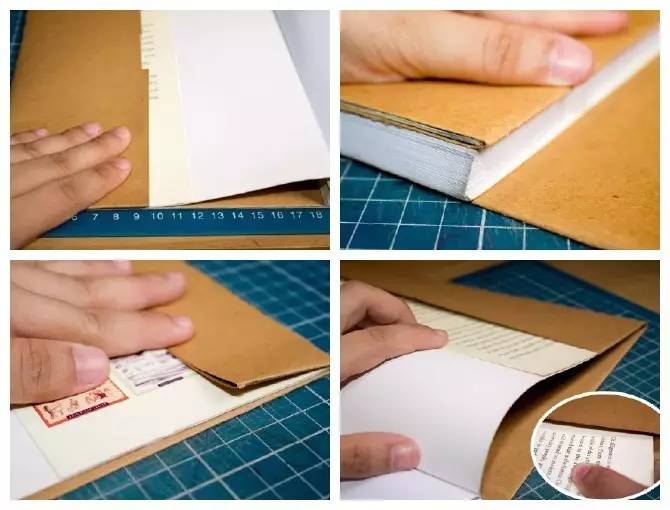 包书皮教程手工,透明膜包书皮的步骤图解