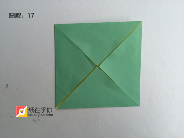 纸在乎你手工折纸糖果收纳盒视频图解教程