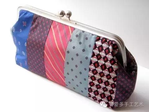 旧领带变身戒指收纳台,旧领带变废为宝