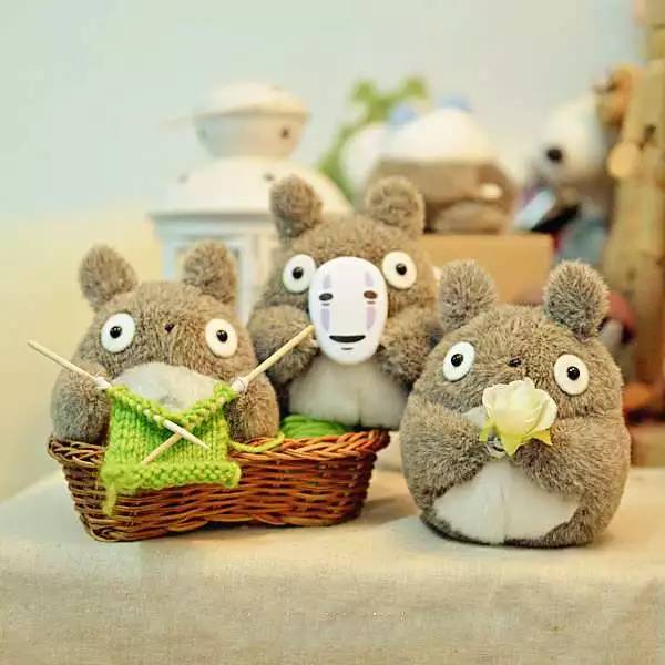 控制不住啦,被这些龙猫礼物萌一脸血~