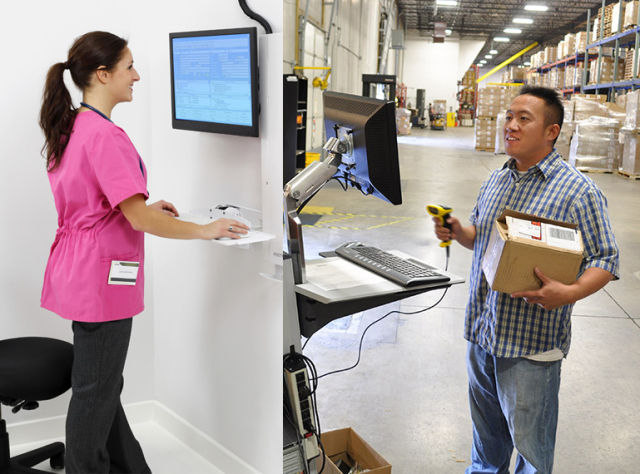 站着办公电脑桌,站着办公可升降电脑桌