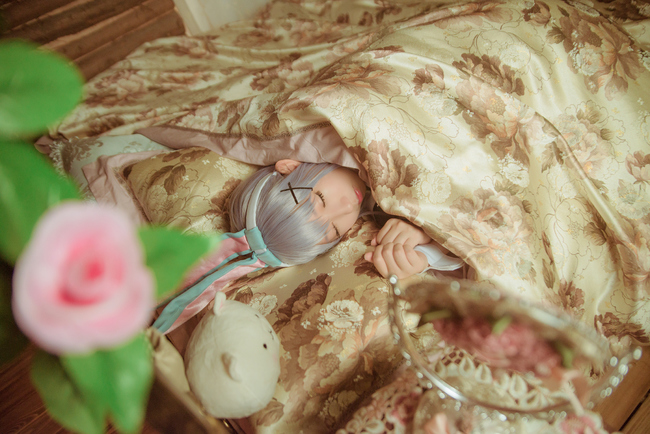 香风智乃cos假发造型过程,香风智乃cos正片户外