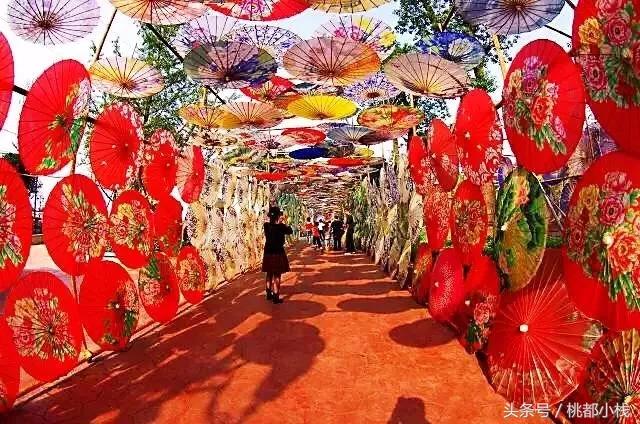 2023肥城国潮民俗文化节,泰安吾悦油纸伞民俗文化节