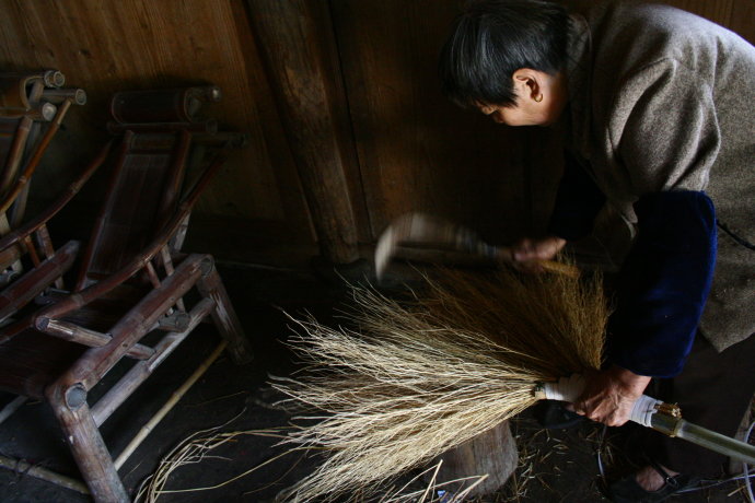 农村老家扫把,农村扫谷子扫把
