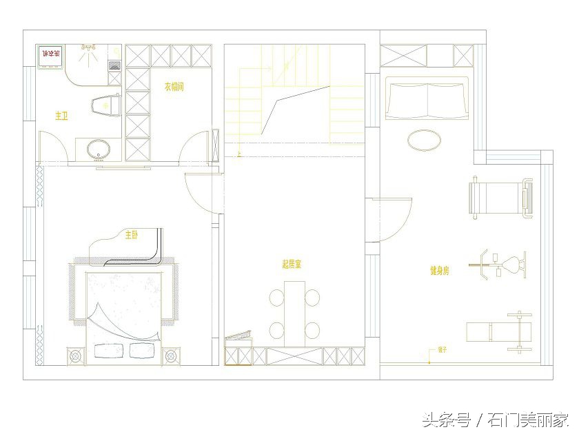 红石原著别墅装修,石家庄原河名墅360平方别墅
