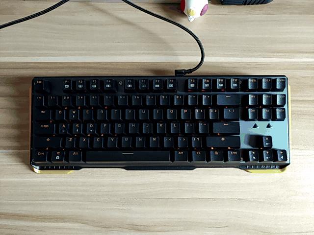 手感嘎嘣脆的佳隆达轴——贱驴619打滚87键青轴机械键盘体验