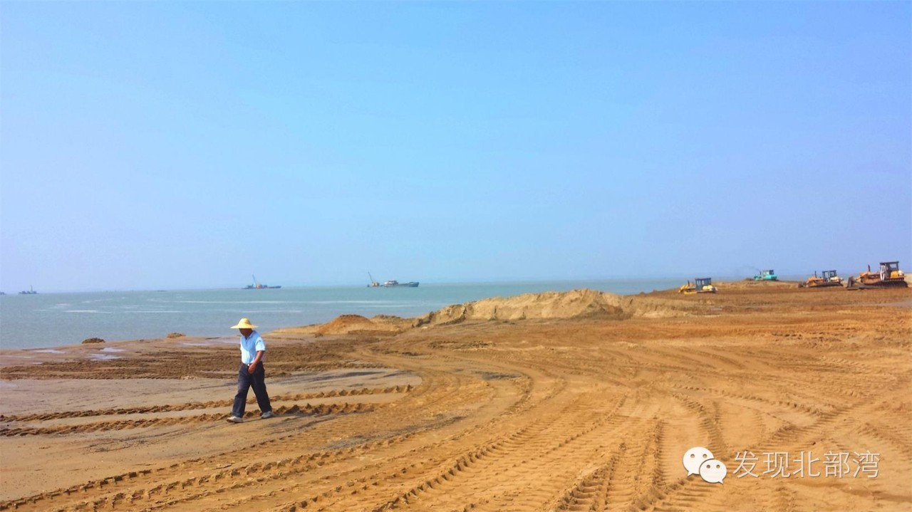广西钦州海滨浴场,广西钦州市海滨沙滩