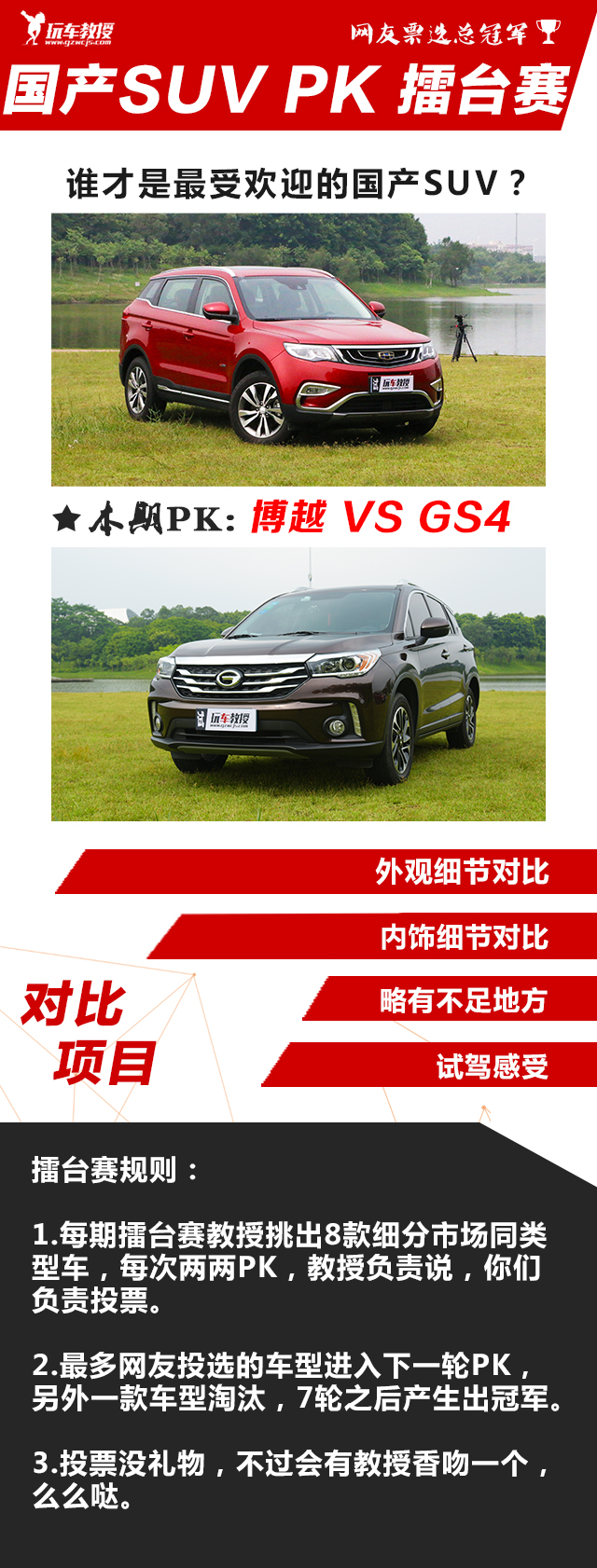 国产suv大比拼,四款主流国产suv对比测评
