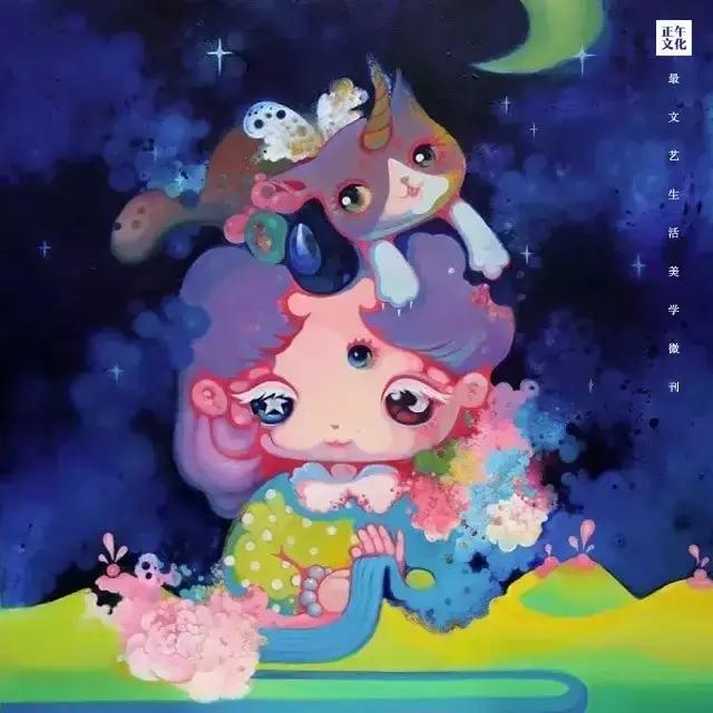 艺术工场·现实版的爱丽丝，董小姐醉心画花画夜画梦境