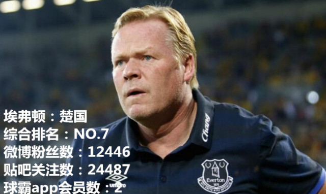 英超史上最强六大豪强,英超七雄埃弗顿