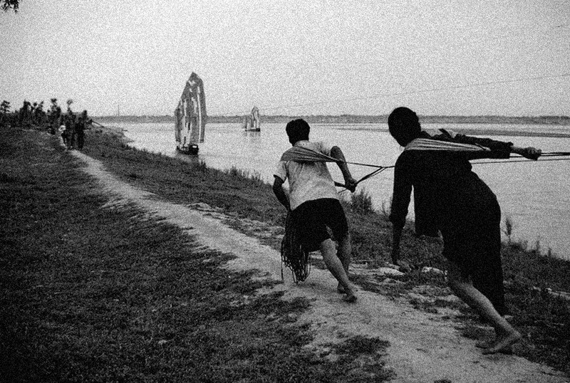 三十年代京杭大运河的纤夫,古代京杭大运河漕运纤夫