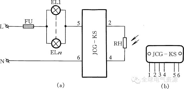 各种灯具线路接线图,单个灯具接线示意图