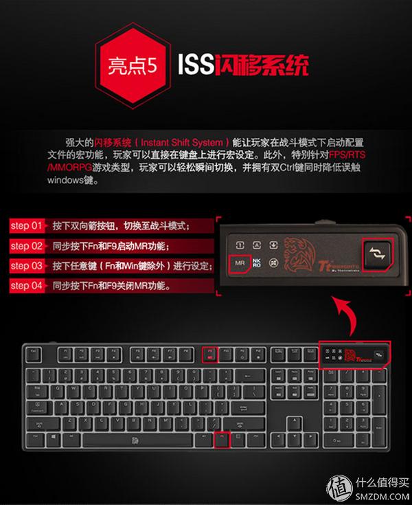 国产轴请继续努力!曜越TteSPORTS波塞冬ZRGB背光机械键盘评测
