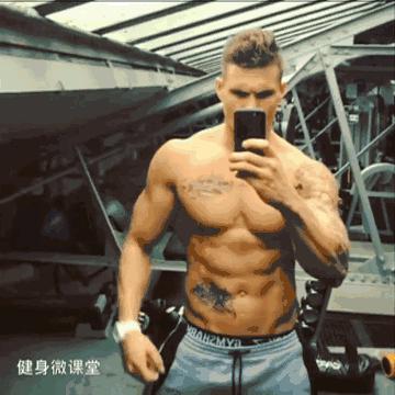 肌肉最猛而且非常帅的肌肉男,180斤胖子和180斤肌肉男对比图