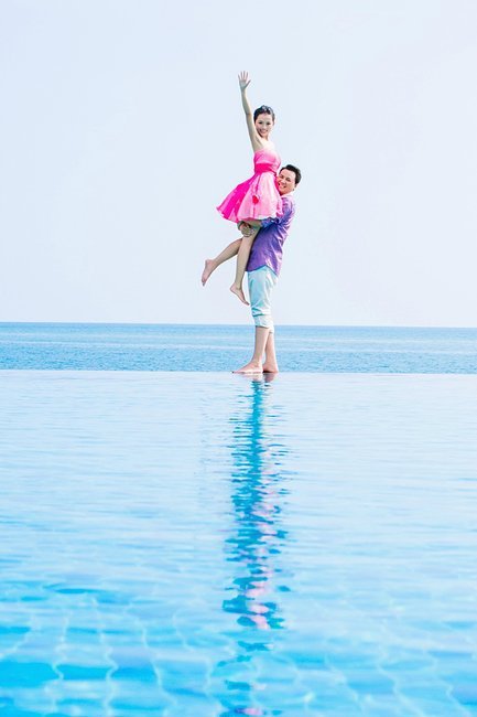 带着婚纱去三亚,带着婚纱旅行厦门