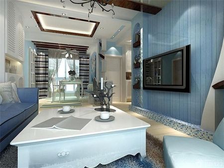 惊艳的客厅背景墙,小户型客厅装修图电视背景墙