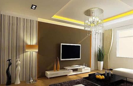 惊艳的客厅背景墙,小户型客厅装修图电视背景墙